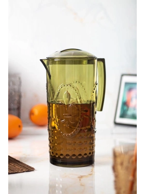 Akrilik Magic 2,3 Lt Koyu Yeşil Sürahi ( Cam Değildir !!! )