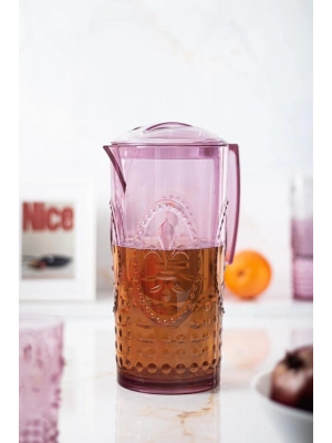 Akrilik Magic 2,3 Lt Mürdüm Sürahi ( Cam Değildir !!! )