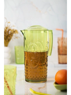 Akrilik Magic 2,3 Lt Yeşil Sürahi ( Cam Değildir !!! )