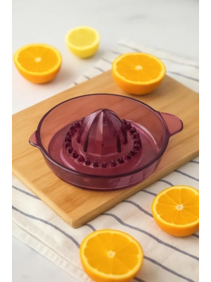 Akrilik Mürdüm Narenciye Limon & Portakal Sıkacağı Pratik Portakal Sıkacağı