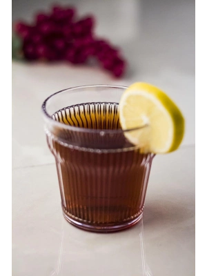 Akrilik Şeffaf 6lı Kısa Bardak & Su Meşrubat Kahve Yanı Bardağı 300 ml ( Cam Değildir )