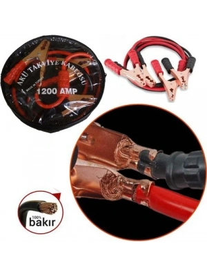 Akü Takviye Kablosu 1200 Amper (taşıma Çantalı)
