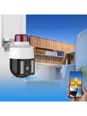 Alarmlı Dış Mekan Güvenlik Kamerası