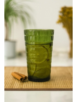 Allegra Koyu Yeşil Bardak - 750 ml Tekli Akrilik Malzeme - Cam Değildir Kırılmaya Dayanıklı
