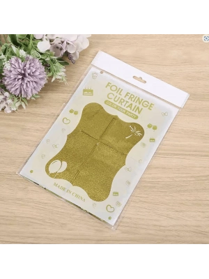 Altın Gold Renk Fon Perde Dekor