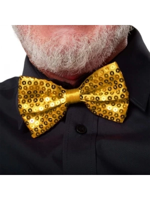 Altın Payetli Pullu Papyon