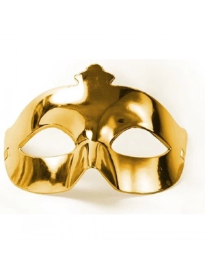Altın Renk Ekstra Parlak Balo Maskesi
