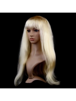 Altın Renk Uzun Parti Peruğu