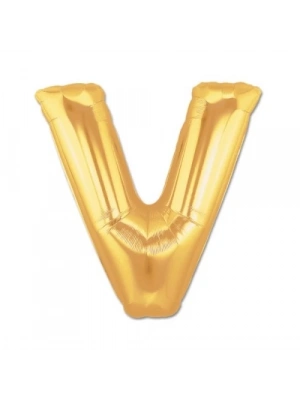 Altın Sarısı Folyo Harf Balon 1 Metre
