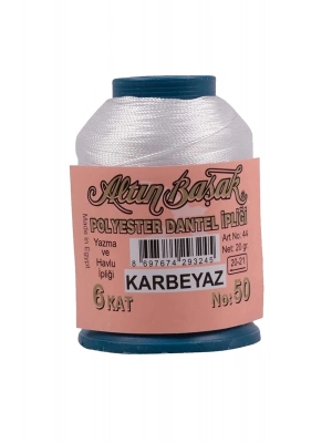 Altınbaşak Oya ve Dantel İpi 20 gr - Royaleks - No: K.BEYAZ