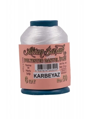 Altınbaşak Oya ve Dantel İpi 20 gr - Royaleks - No: K.BEYAZ