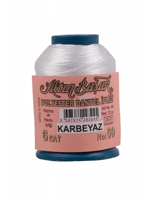 Altınbaşak Oya ve Dantel İpi 20 gr - Royaleks - No: K.BEYAZ