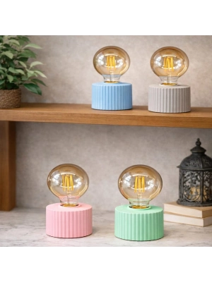 Ampul Tasarımlı Retro Masa Lambası