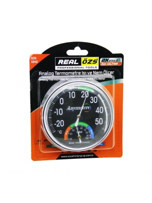 Analog Termometre Isı Nem Ölçer Anymeters
