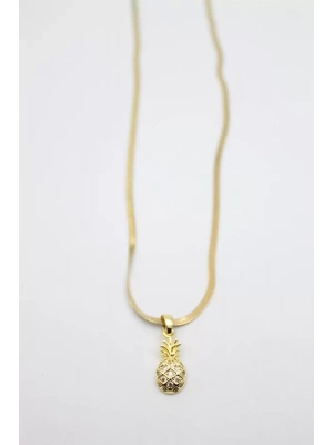 Ananas Kolye - Altın