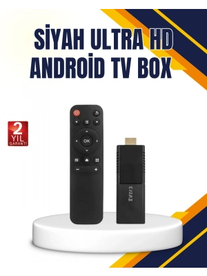 Android TV Stick 4K Ultra HD Görüntü Destekli