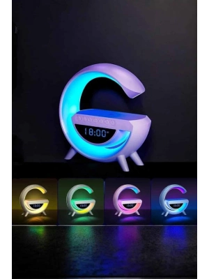 Android Uyumlu Akıllı Bluetooth Hoparlör Kablosuz Şarj Cihazı Standı