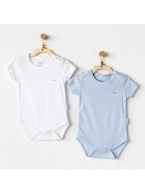 Andywawa AC25554 Sleeve Jacquard 2Li Basic Body Blue White