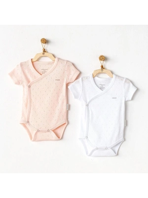 Andywawa AC25555 Jacquard Basic 2Li Zıbın Body Pink White