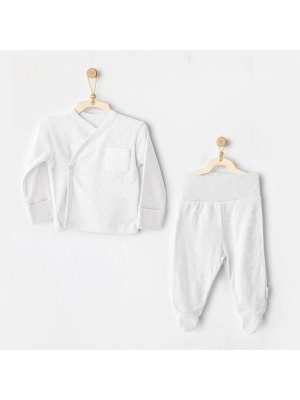 Andywawa AC25557 Side Snap Set 2Li Zıbın Takım White