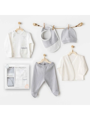 Andywawa AC25700 Mommys Little Star 5Li Hastane Çıkışı Ekru