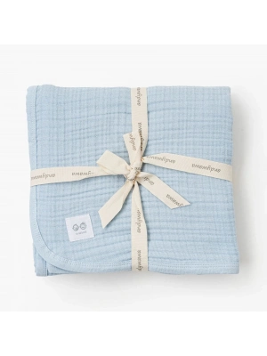 Andywawa AC25870 Müslin Home Bebek Battaniye 105*120 Blue