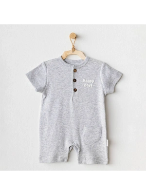 Andywawa AC25893 Basic Bebe Tulum Grey Melange