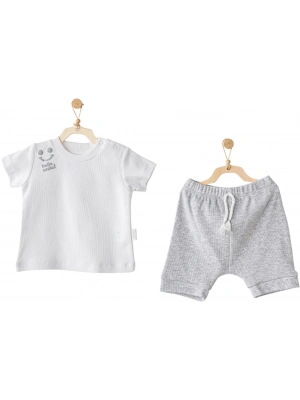 Andywawa AC25894 2Li Basic Bebe Takım Grey Melange