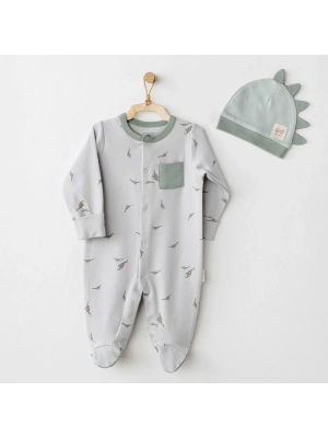 Andywawa AC26003 Mummy S Snuggle Saurus Tulum Takım Green