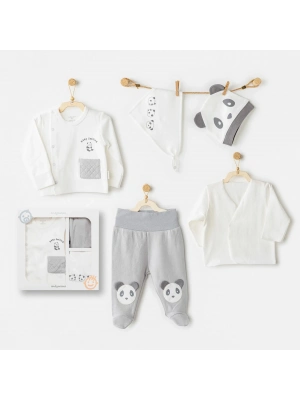 Andywawa AC26020 Keep Smiling 5li Hastane Çıkışı Grey