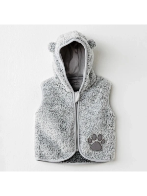 Andywawa AC26026 Keep Smiling Yelek Grey