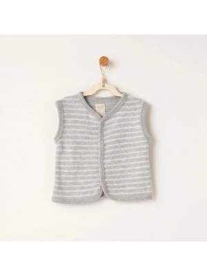 Andywawa AC26221 Casual Yelek Grey