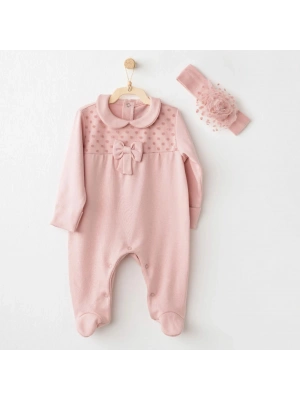 Andywawa AC26242 Little Leopard Tulum Takım Pink