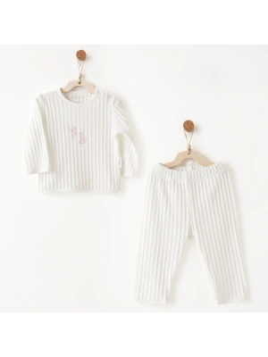 Andywawa AC26511 Summer Time 2li Takım Ekru