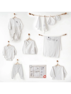 Andywawa AC26581 Hello Elephant 10lu Hastane Çıkışı White