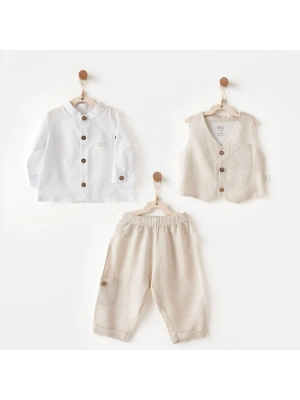 Andywawa AC26721 Wawa Special 3lü Takım Beige