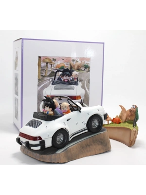 Anime Dragon Ball Son Goku, Kuririn, Usta Roshi Figürü 17 Cm