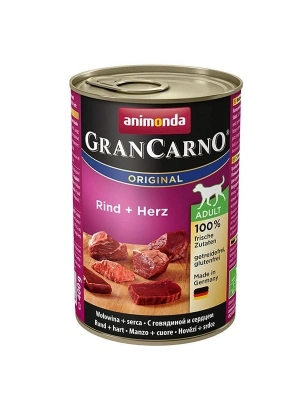 Animonda Biftek ve Yürekli Köpek Konservesi 1 Adet 400 Gr