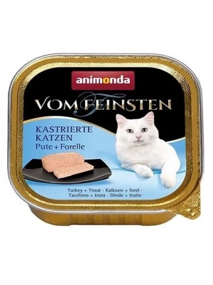 Animonda Vom Feinsten Mildes Menu Hindi Etli ve Alabalıklı Yetişkin Konserve Kedi Maması 1 Adet 100 Gr