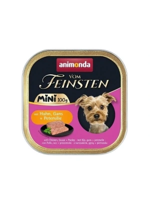 Animonda Vom Feinsten Tavuk ve Kaz Etli Mini Irk Yetişkin Köpek Konservesi 1 Adet 100 Gr