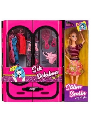 ANLILY ELBISE DOLABI BEBEKLI