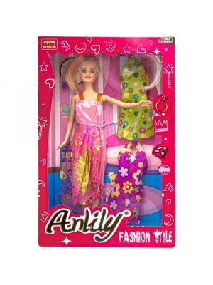 Anlily Yedek Elbiseli Bebek Seti - 02252