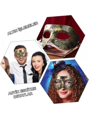 Antik Tarz Balo Maskesi