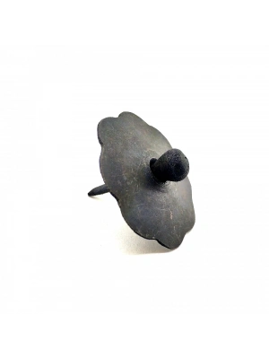 Antika Tarz Dekoratif Pirinç Düğmeli Kabara - 40 Mm, Oksit