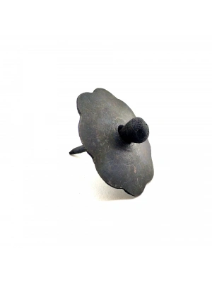 Antika Tarz Dekoratif Pirinç Düğmeli Kabara - 40 Mm, Oksit