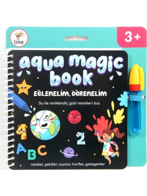 Aqua Magic Eğlenelim Öğrenelim Sihirli Boyama Kitabı