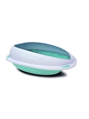 Aquael Comfy Cleo Açık Kedi Tuvaleti Medium Mavi 45x36x15.5 Cm