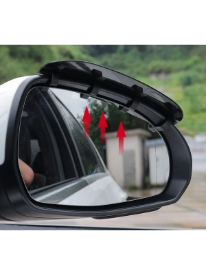 Araba Ayna Yağmur Koruyucu Siper Karbon Desenli