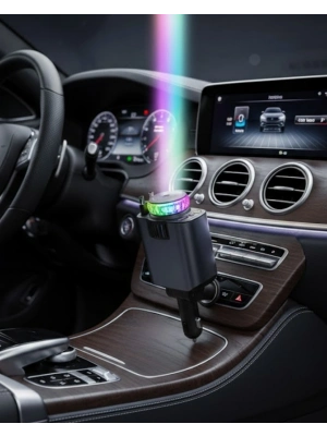 ® Araç Çakmak Girişli Şarj Cihazı Nemlendirici ve Aromaterapi Özellikli