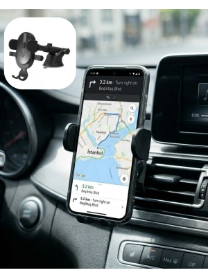 Araç Konsol Telefon Tutucu Ayarlanabilir Telefon Standı